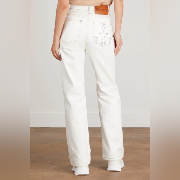 JW Anderson Slim Flare Trouser in Off White NWT - Picture 3 of 13